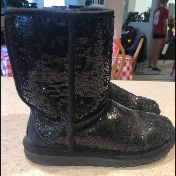 UGG Shoes - Black Sequin Ugg’s